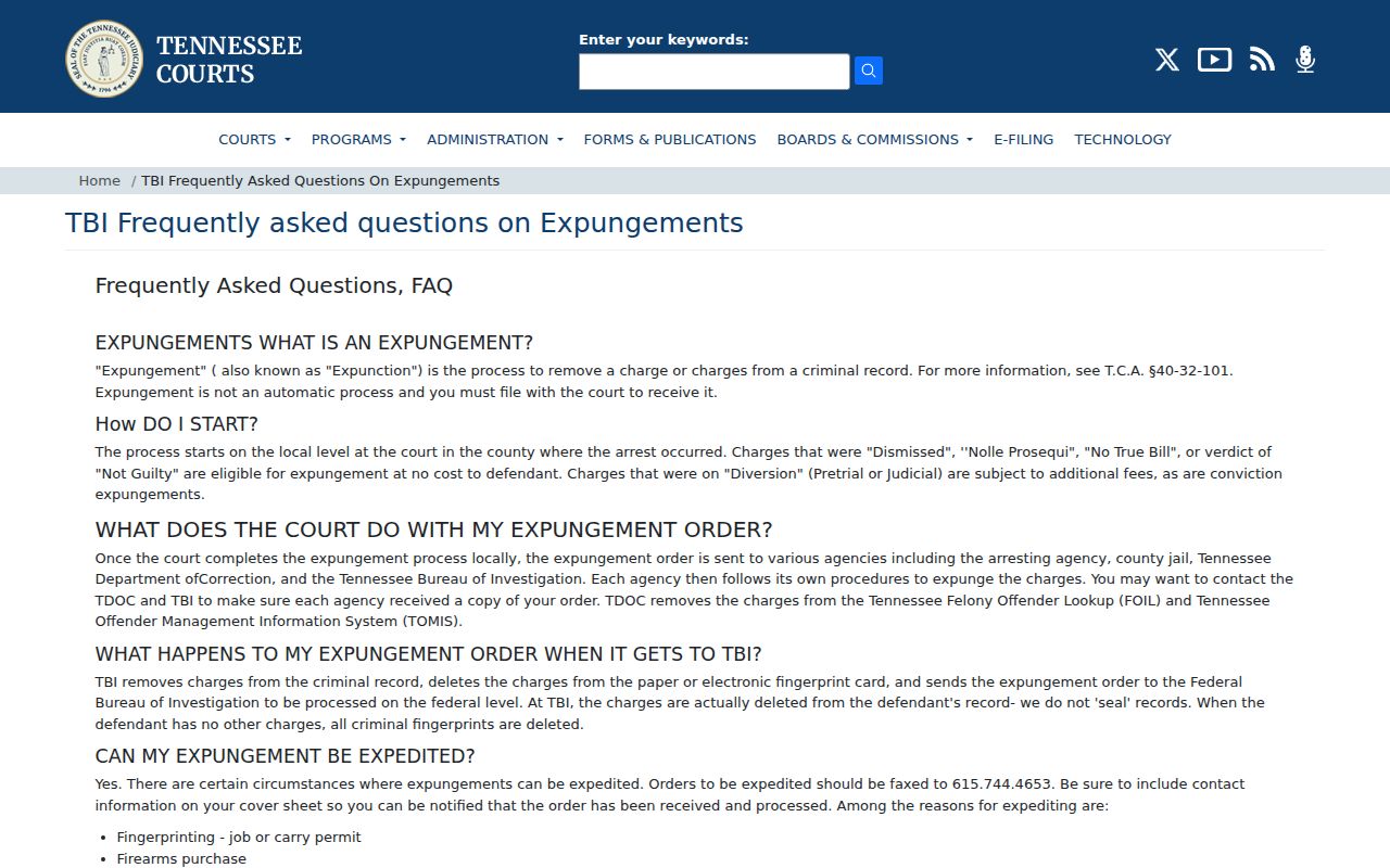 Crockett County released inmate mugshot expungement guidance